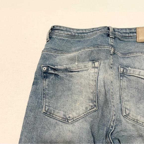 Zara Distressed Blue Jeans for Women Size 2 - Picture 14 of 16